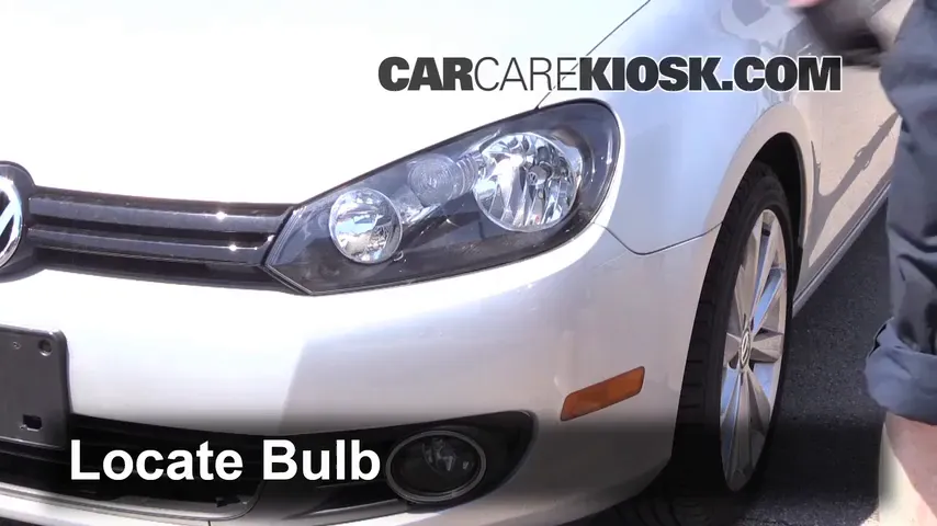 2013 Volkswagen Golf TDI 2.0L 4 Cyl. Turbo Diesel Hatchback (4 Door) Luces Luz de estacionamiento (reemplazar foco)